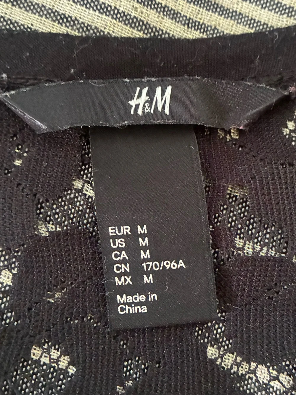 H&M Boxy Sheer Floral Short Sleeve Blouse